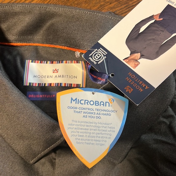 Modern Ambition Men‘s Knit Dress Shirt | XL - Picture 7 of 8